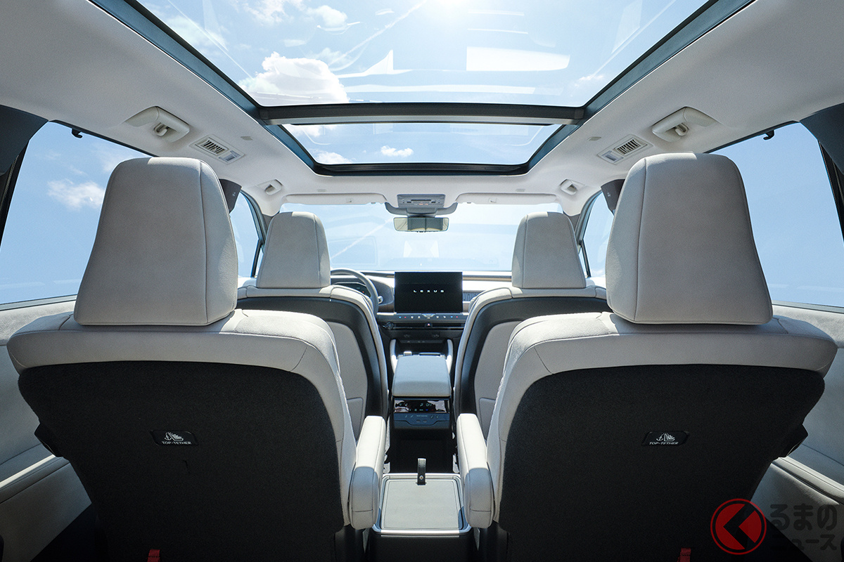 解放感も心地良いレクサスの新型3列シートBEV「TZ」