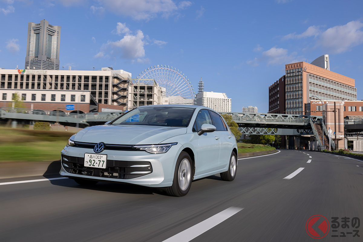 VW「ゴルフ アクティブ」は、1.5リッターターボ＋マイルドハイブリッドを搭載する量販グレード。価格は385万9000円で、ベーシックモデルの「ゴルフ ベーシック」は354万9000円（Photo：Daijiro Kori）