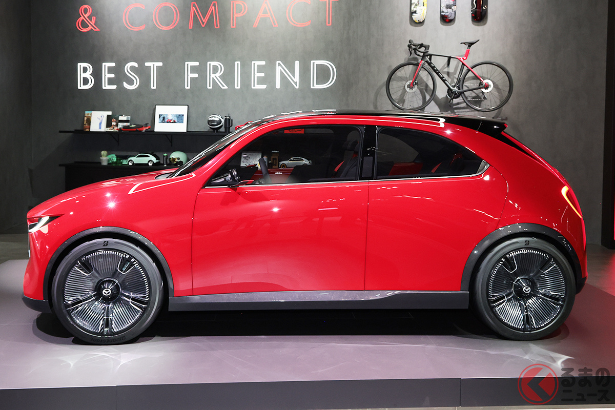 「MAZDA2」フルモデルチェンジはどうなる!?［画像は「JMS2025」出展の「MAZDA VISION X-COMPACT」］