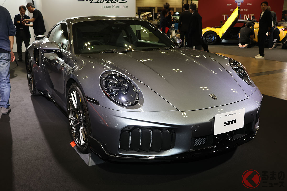オートモビルカウンシル2026で披露されたポルシェ「新型911 ターボS」