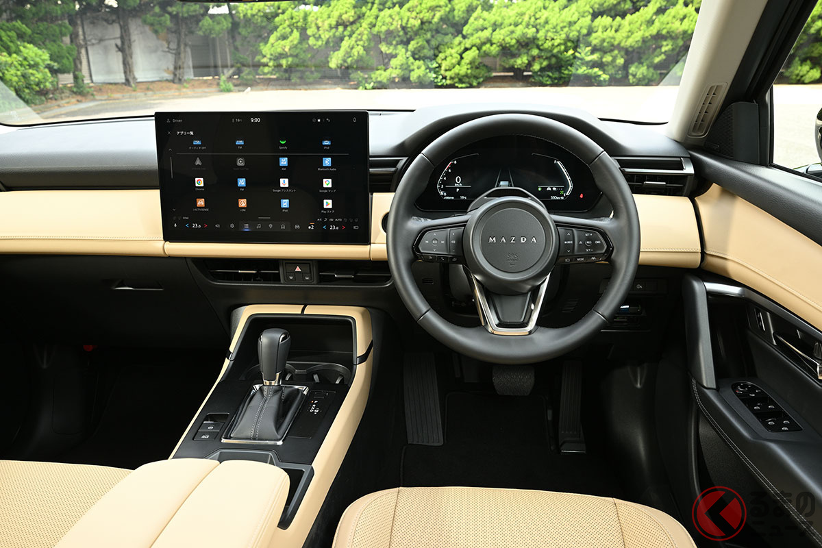 マツダ新型「CX-5」のインテリア(最上級「L」グレード)