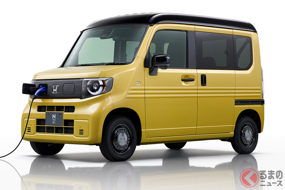 ホンダは2024年に軽EV(電気自動車)「N-VAN e:」を市販化済み。「N-BOX EV」(仮称)も2028年発売予定を控えます