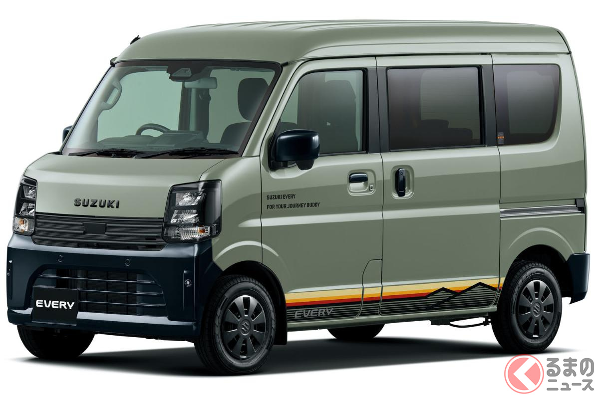 専用装備多数採用でドレスアップしたエブリイ特別仕様車「Jリミテッド」