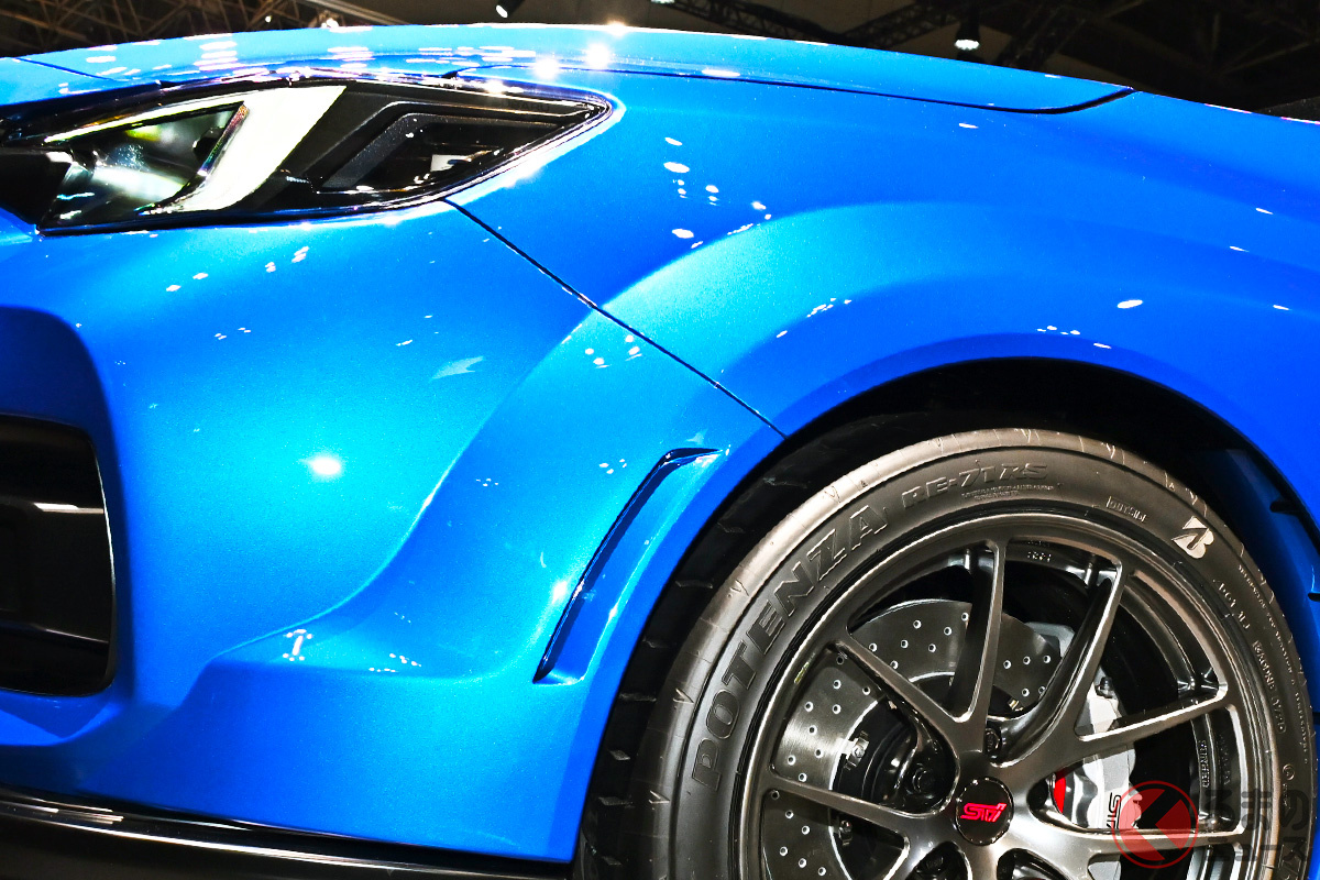 MTを搭載した新型「5ドアハッチバック」の原点と言われる「Performance-B STI concept」(ジャパンモビリティショー2025)