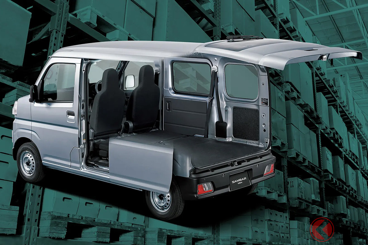 スバルの軽バン「サンバーバン」一部改良モデル登場