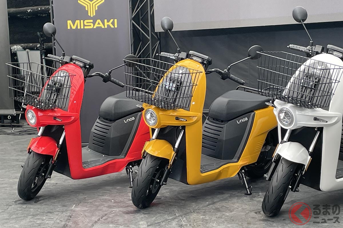 “元・青汁王子”のバイクメーカー「三崎未来電子」の電動スクーター「L-noa(エルノア)」