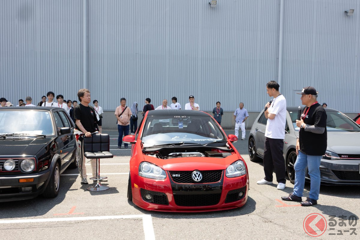 多くのオーナー車が集結し、大きな盛り上がりを見せた会場
