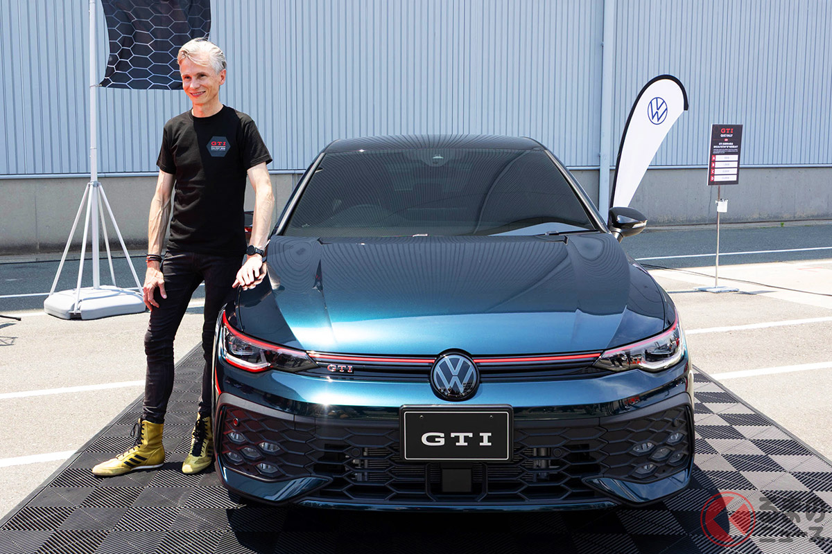 「Golf GTI 50周年記念限定車」のプロトタイプも初披露された