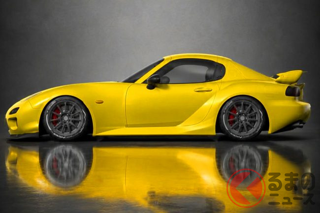マツダ「RX-7」復活!? 「リトラクタブルライト」に