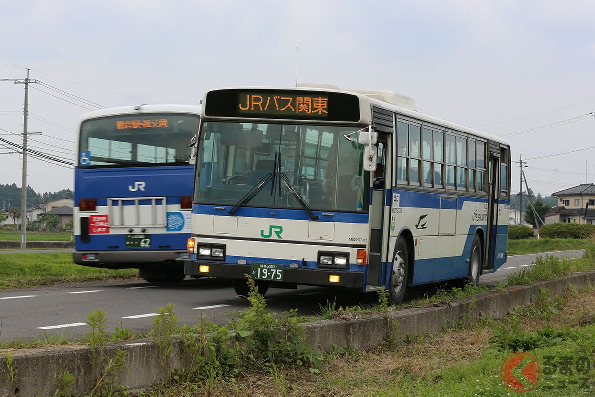 一般車は通行禁止! バス専用道を走る「白棚線」を運転できる!(写真の車両は引退済み)