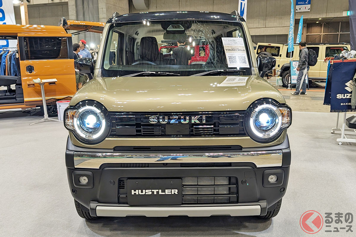新色「ウッドランドカーキメタリック ブラック2トーン」も凛々しい「車中泊仕様」のハスラーとは
