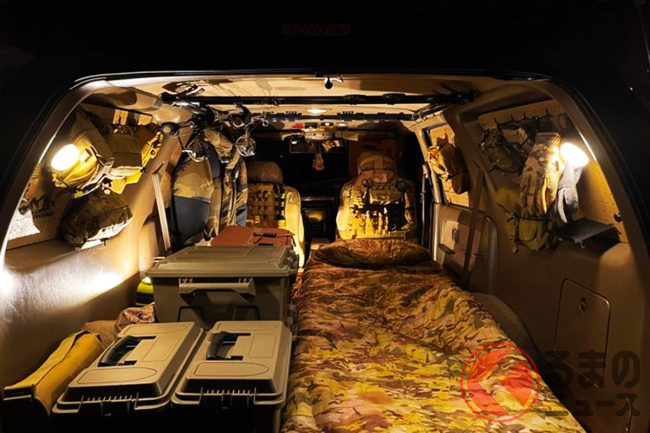 本気過ぎるトヨタ ハイラックスサーフ車中泊仕様 がスゴい 究極の自分カスタム 快適な過ごし方とは くるまのニュース 本気過ぎるトヨタ ハイラックスサーフ車中泊仕様 がスゴい 究極の自分カスタム 快適な過ごし方とは くるまのニュース