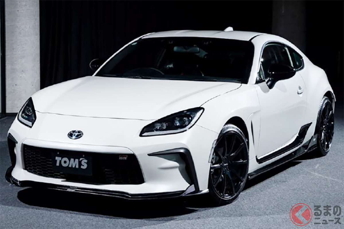【画像】もっと速くカッコよくを追求したトヨタ「GR86」専用の新たなトムスパーツ!