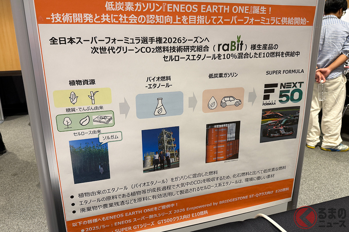 ENEOSではカーボンニュートラル燃料の開発を進めている