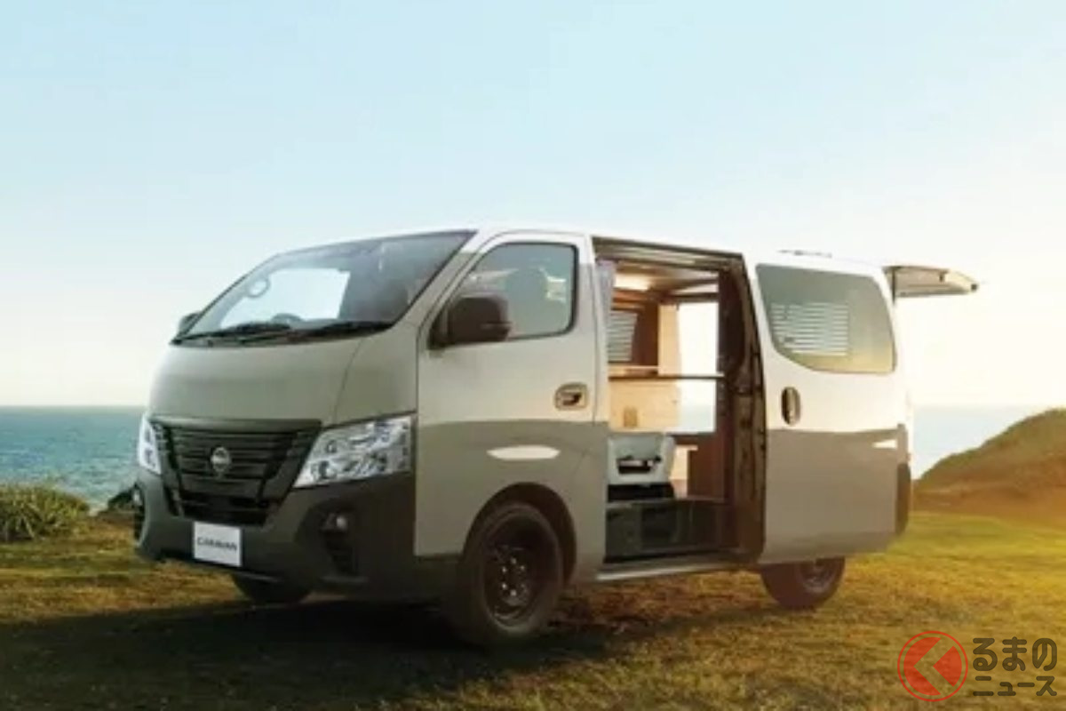 日産「キャラバンMYROOM」が東京キャンピングカーショーに登場！