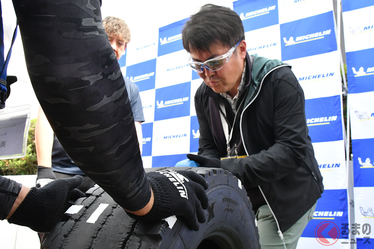 今回の試乗会ではサステナブルな取り組みに関する勉強会や、商用向けタイヤでのリグルーブ体験など、ミシュランの様々な取り組みが体感できる形でおこなわれた