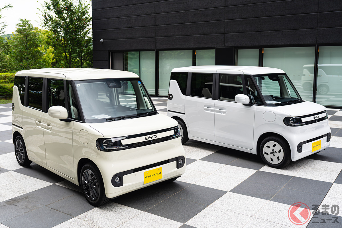 BYDの新しい軽BEV「RACCO(ラッコ)」