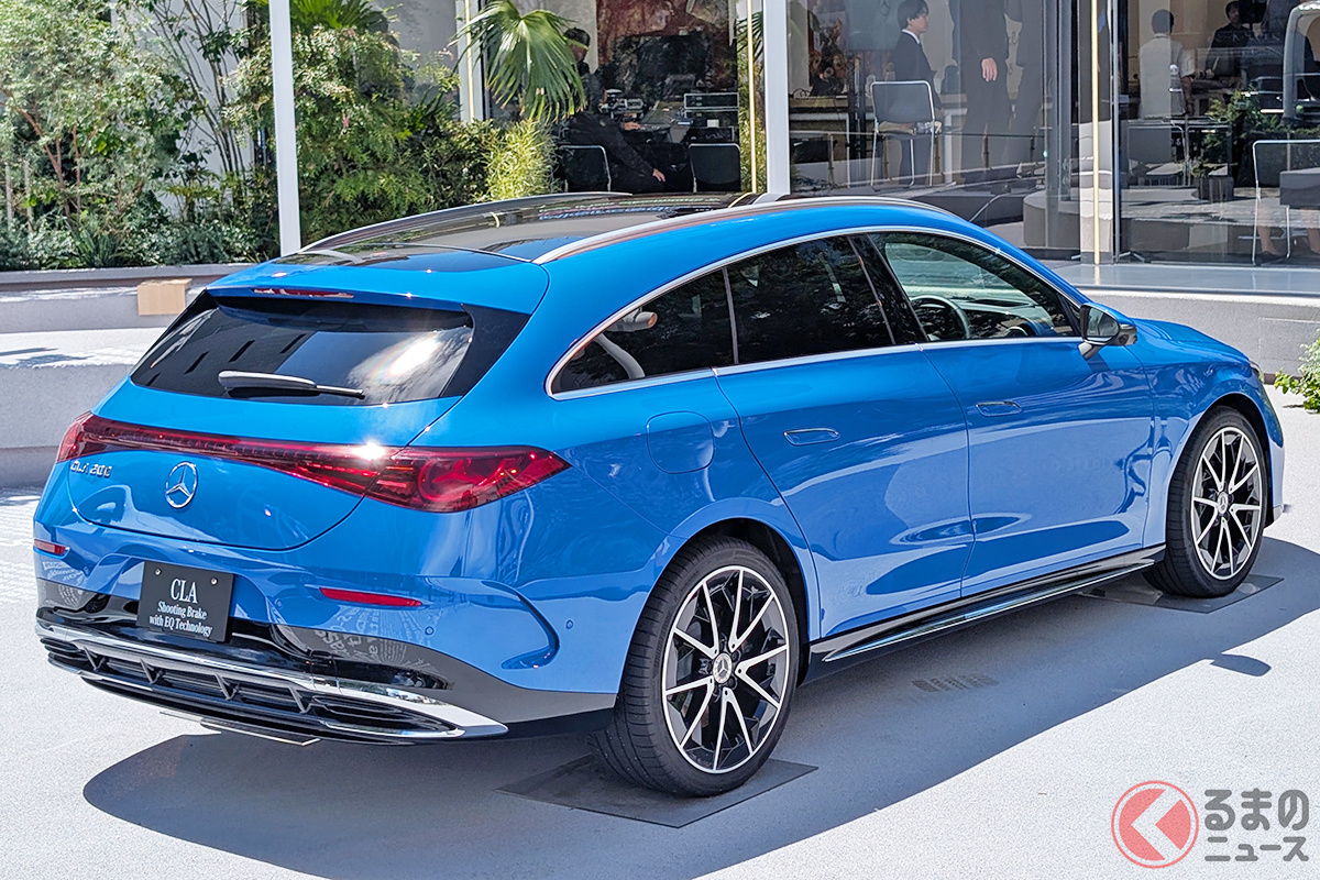 7年ぶり全面刷新でBEVモデルも新設定されたメルセデス・ベンツの新型「CLA」(画像は「CLAシューティングブレーク with EQ Technology」)