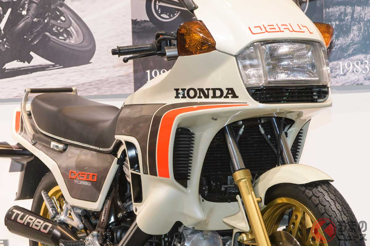 世界初のターボチャージャー装着の量産車。ホンダ「CX500 TURBO」（1981年型）