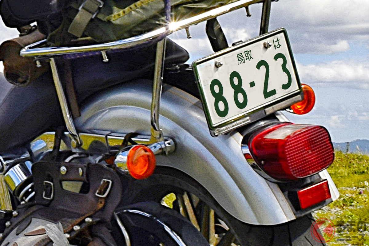 バイクの「希望ナンバー制」ついにスタート（イメージ画像：photo AC）
