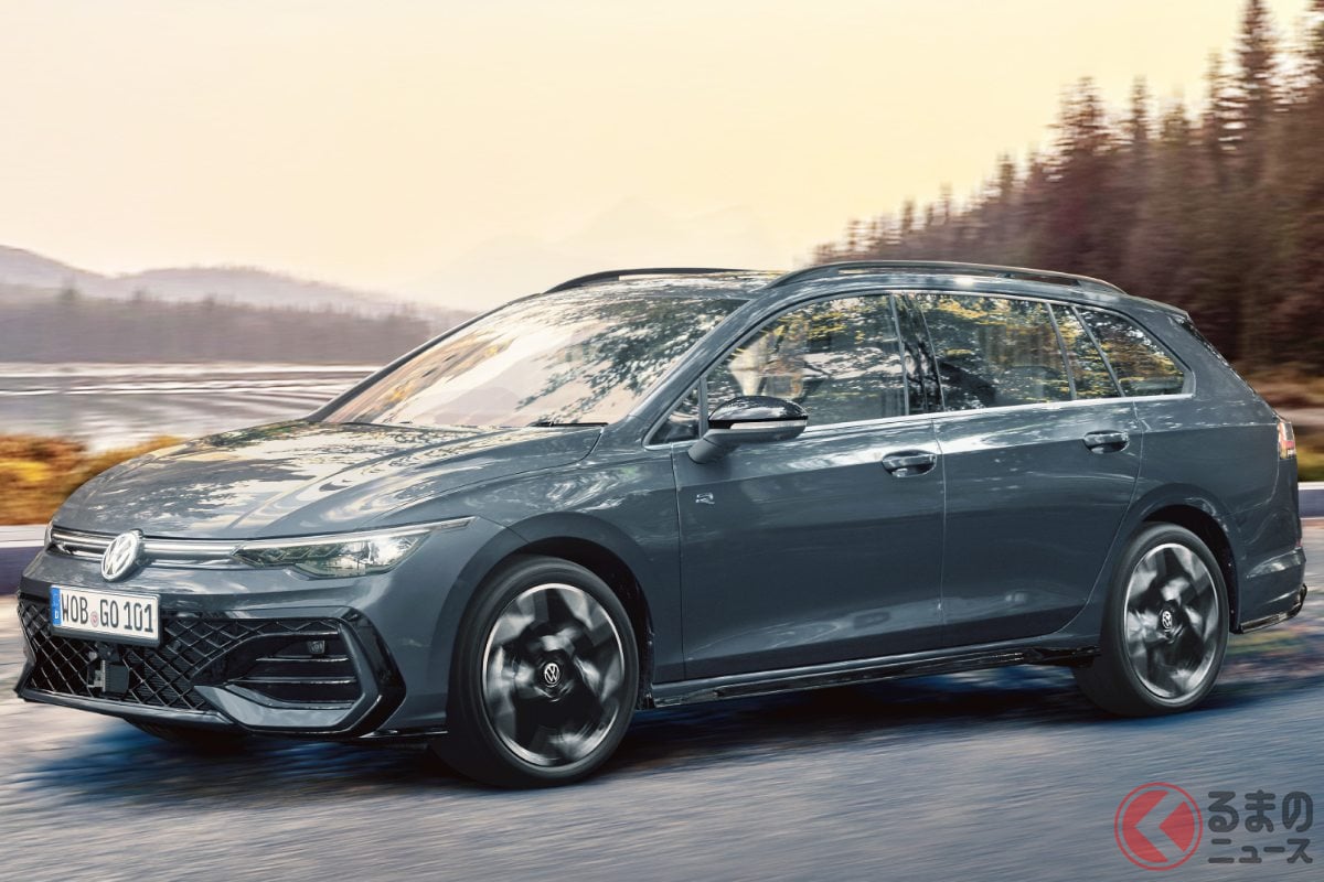 ブラックパーツ採用のVW「ゴルフ ヴァリアント」（プレミアムサウンドエディション）
