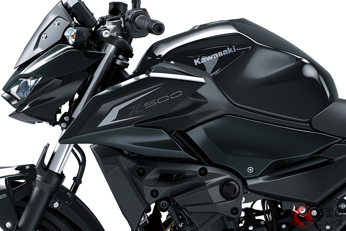 カワサキ「Z500」2027年モデル