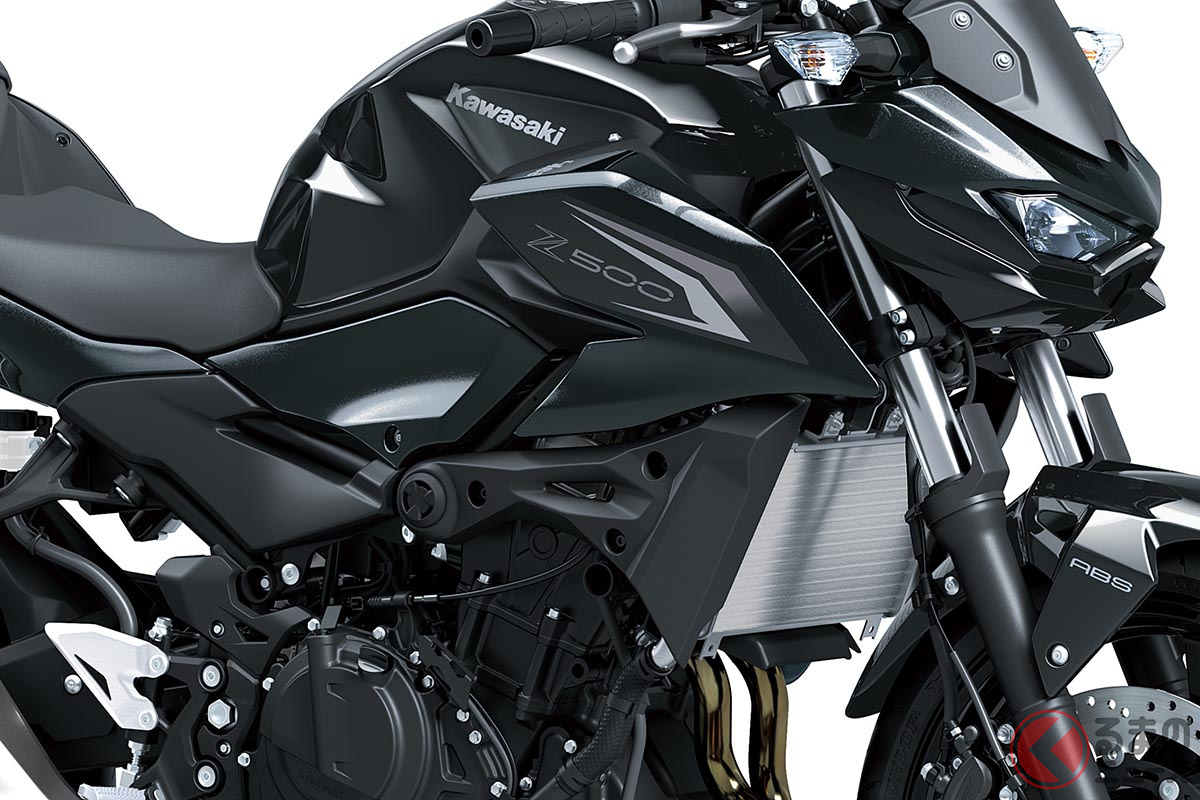 カワサキ「Z500」2027年モデル