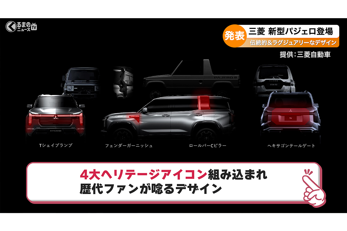 歴代モデルの要素をオマージュした「4大ヘリテージアイコン」