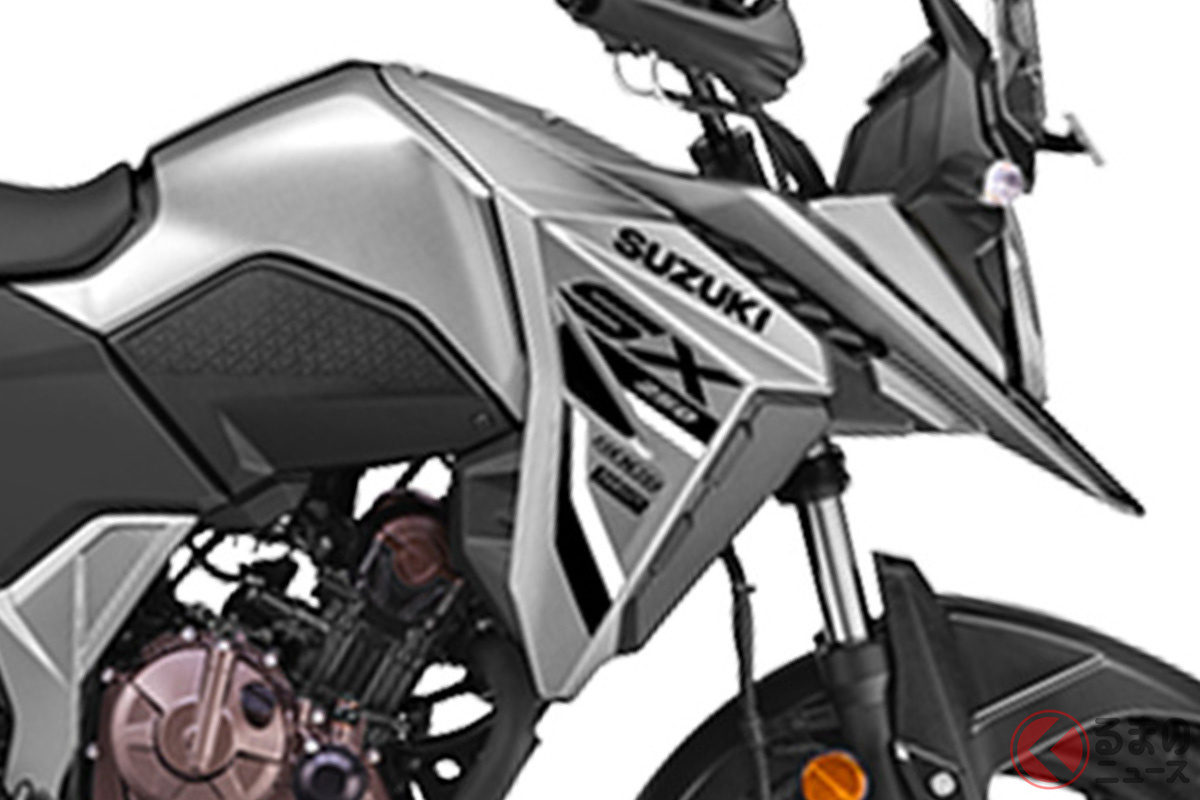 スズキがインドで発表した「V-STROM SX」2026年モデル