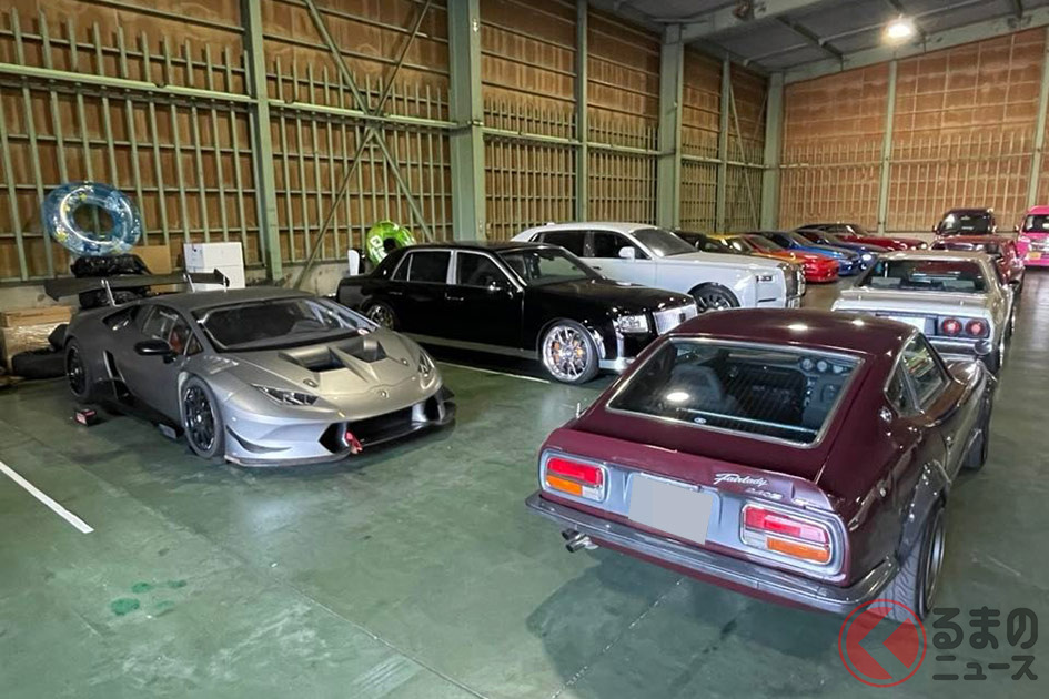 TRAILの倉庫にはかつて150台超の希少車があった?(公式サイトより)