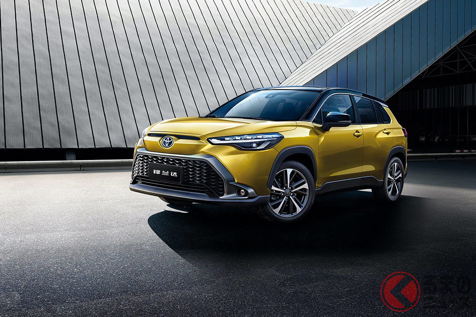 現在中国で販売されているトヨタ「フロントランダー」。基本的には「カローラクロス」と同じ。