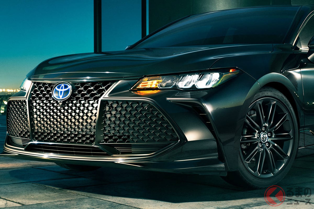 カムリより上級のセダンに位置付けられていたトヨタ「アバロン」(米国仕様)