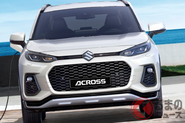 スズキ アクロス 低走行 実働車 激レアダブルディスク 便利なメットイン オイルプラグ交換済み 動画あり スズキ版の新型「RAV4」を発表！ 大開口メッシュグリル採用！ 新型SUV