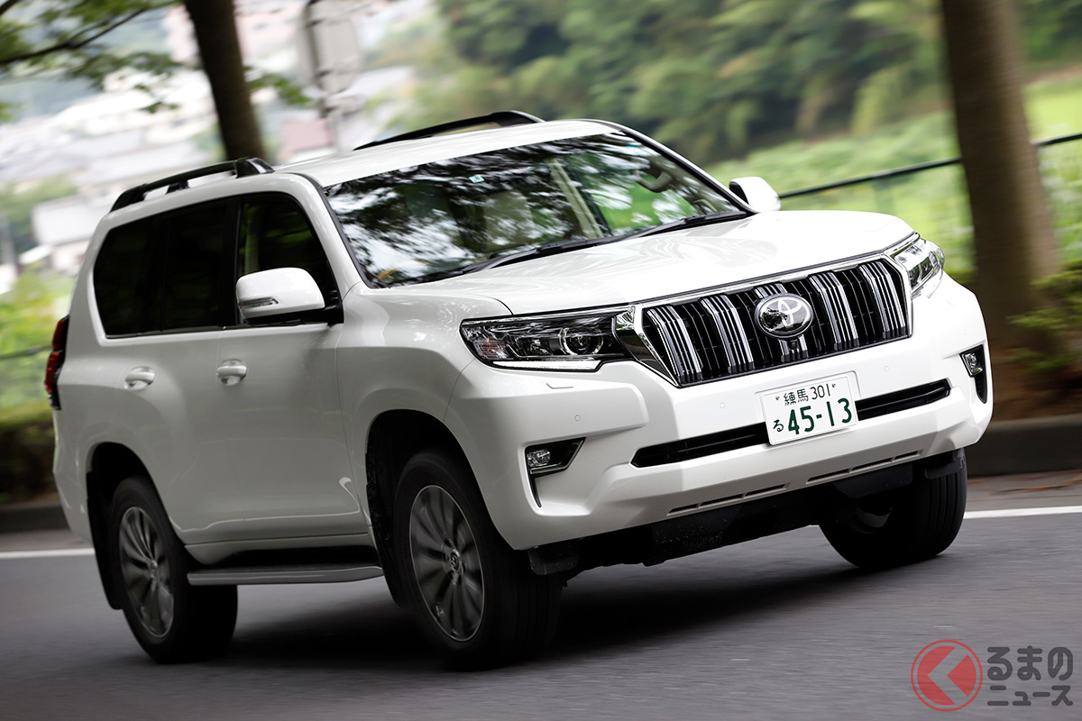 日本市場では堅調な売れ行きだったランドクルーザープラド150系