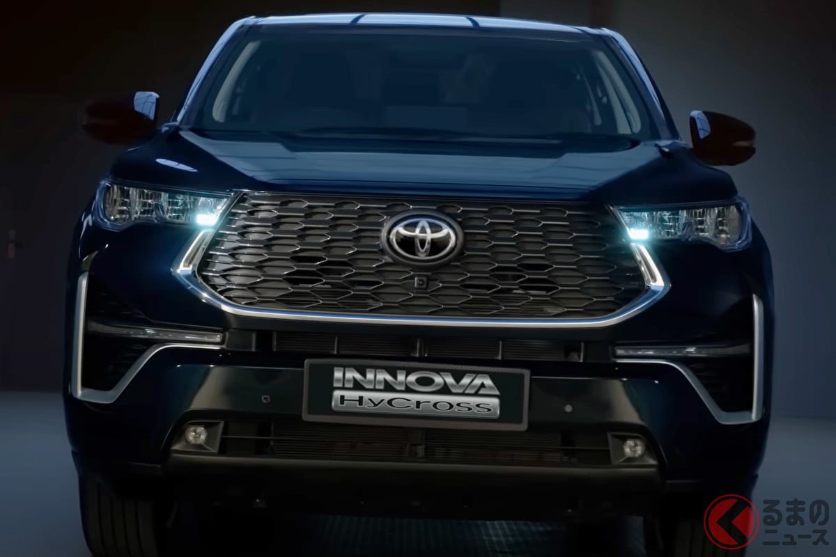 存在感がスゴい…トヨタ新型「イノーバハイクロス」 さらにMT採用する新型「イノーバクリスタ」も登場!(画像はイノーバハイクロス)