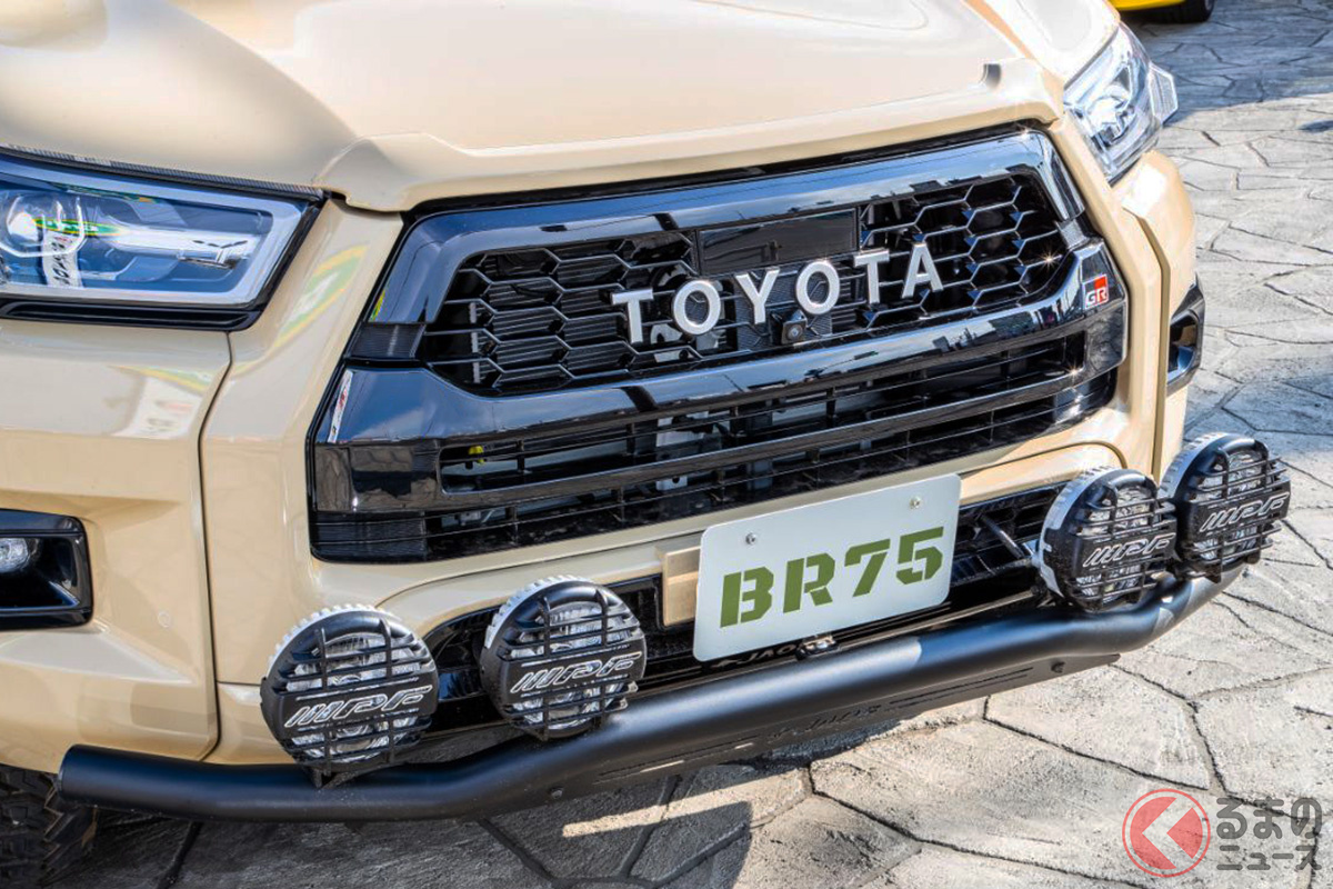 見た目から普通のキャンピングカーには見えない!? 存在感のあるトヨタ「ハイラックス」をベースとしたダイレクトカーズの新型「BR-75」とは