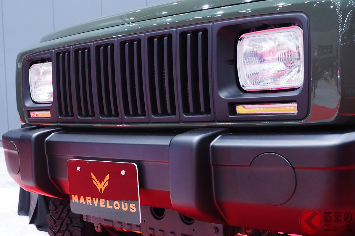 もう人と被らない!? 角目ジムニー発表! MARVELOUSが手掛ける新たなジムニー用パーツの「Jimny XJ Style」