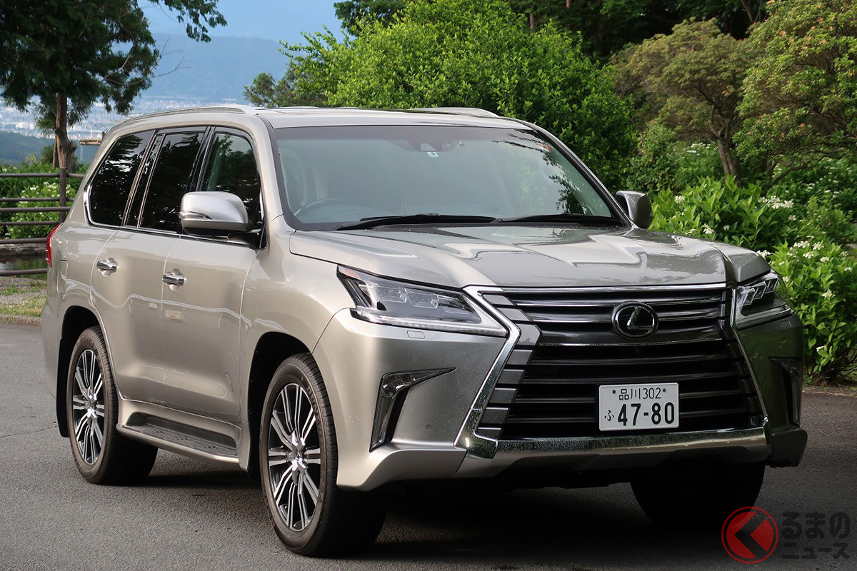 北海道日本ハムファイターズの伊藤大海選手はレクサスの先代「LX」に乗っているという(画像は同型モデル)