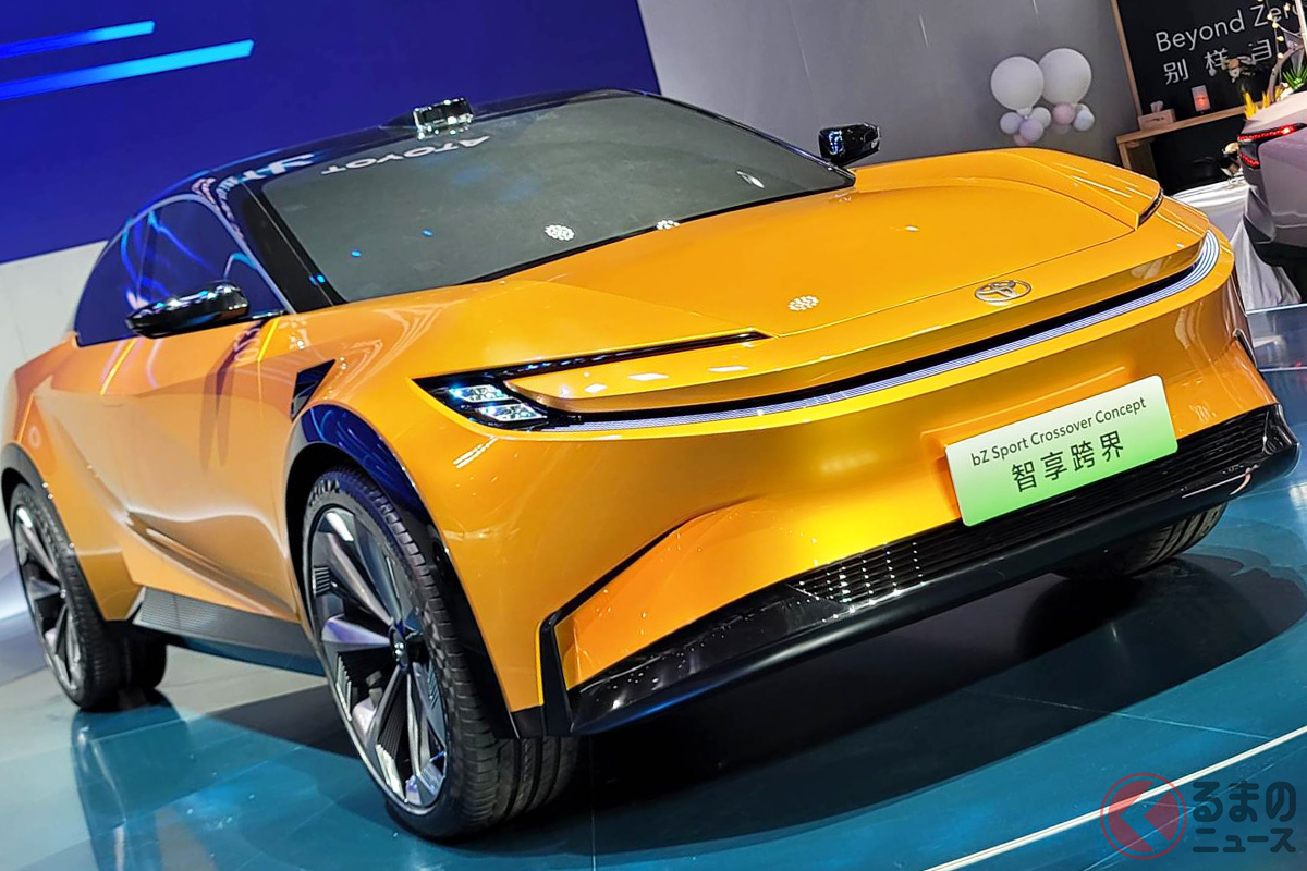 トヨタは2台の新型SUVとなる「bZシリーズ」を、レクサスは高級ミニバン「LM」を世界初公開!(画像は「bZ Sport Crossover Concept」)