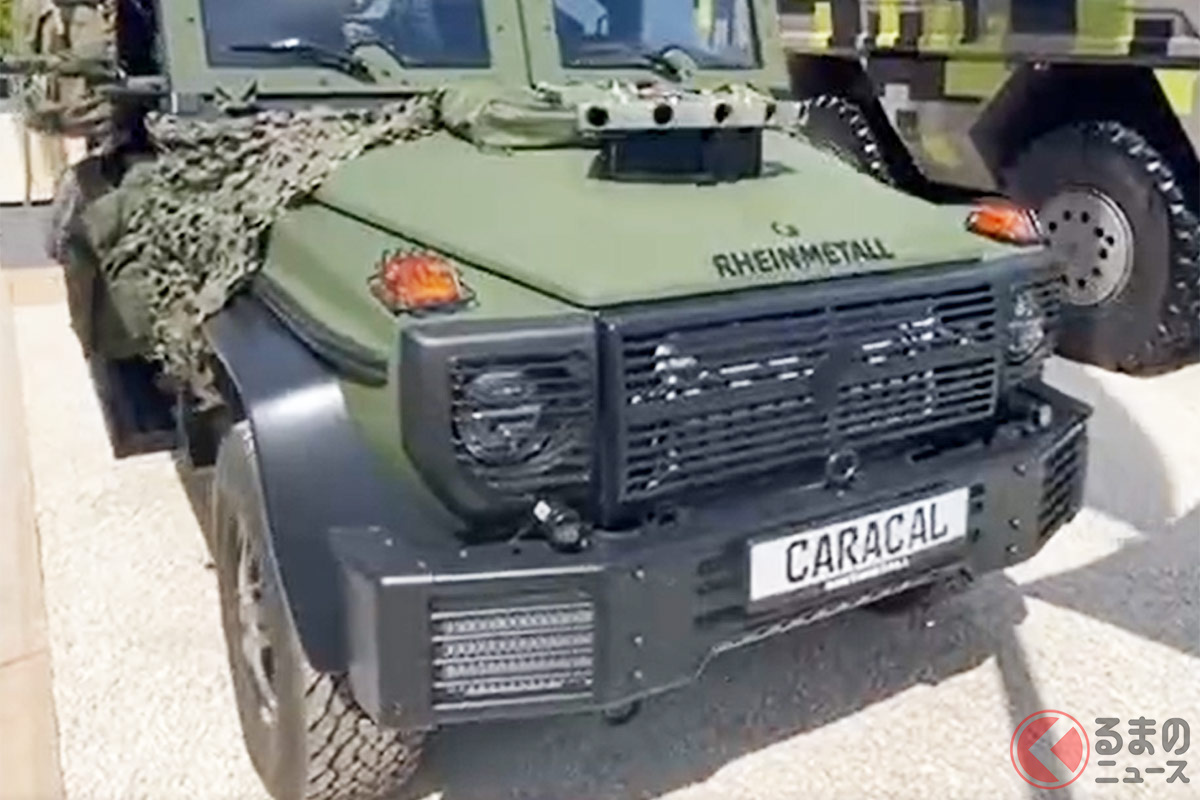 メルセデス・ベンツ「Gクラス」をベースとした特殊部隊用車両「カラカル」(Photo: heinmetall @RheinmetallAG)