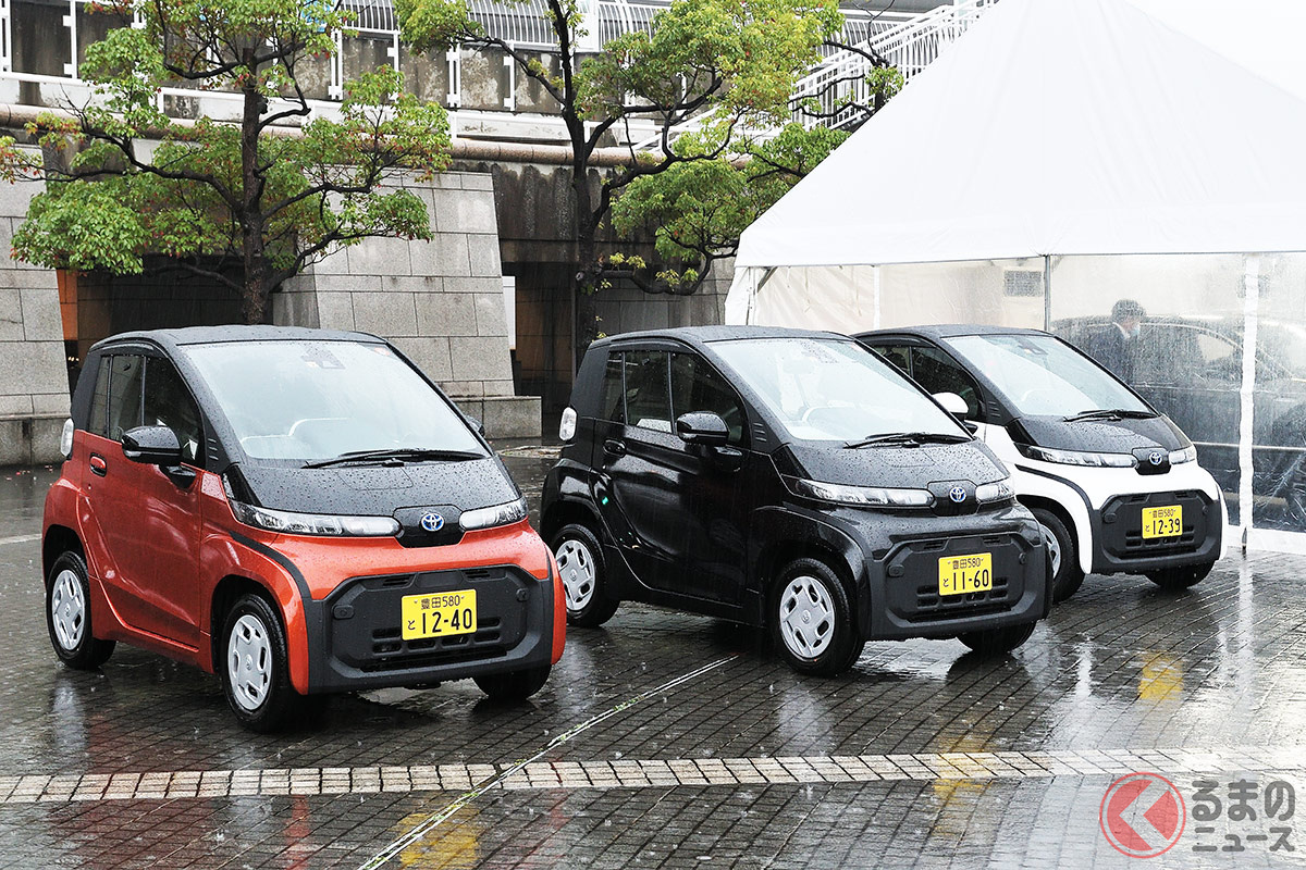トヨタは「超小型モビリティ」に区分される電気自動車「C+pod（シーボット）」をリース販売している