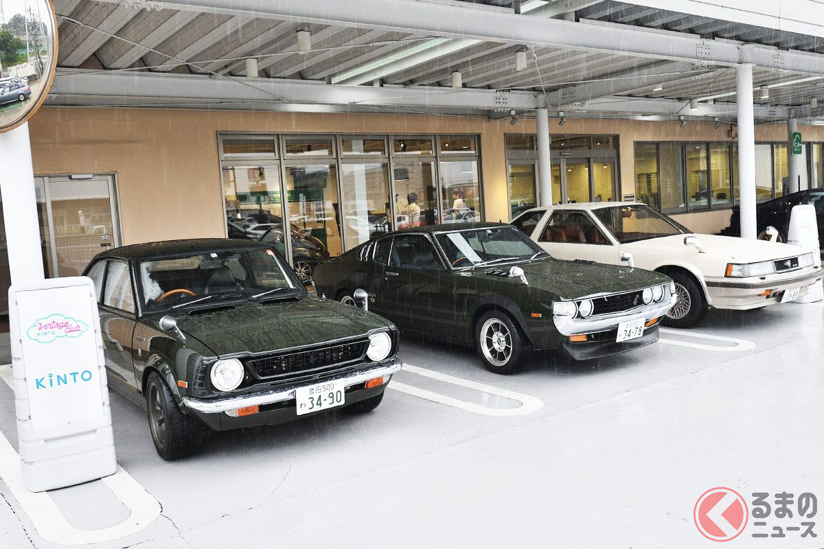 「特選旧車レンタカー」というサービスでは「初代ソアラ」「セリカLB」「27レビン」「70スープラ」のレンタルが可能となっている
