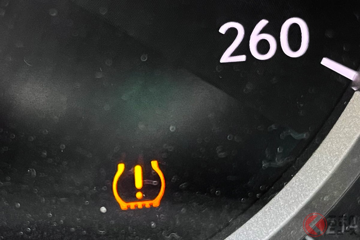 突然「空気圧センサー」が点灯!? 空気圧が低下している可能性がある