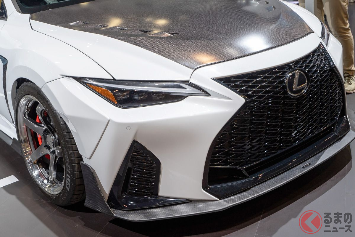 レクサスが本気のISを世界初公開! 2人乗りの約600馬力を発揮するモンスターセダン降臨!(撮影:加藤博人)