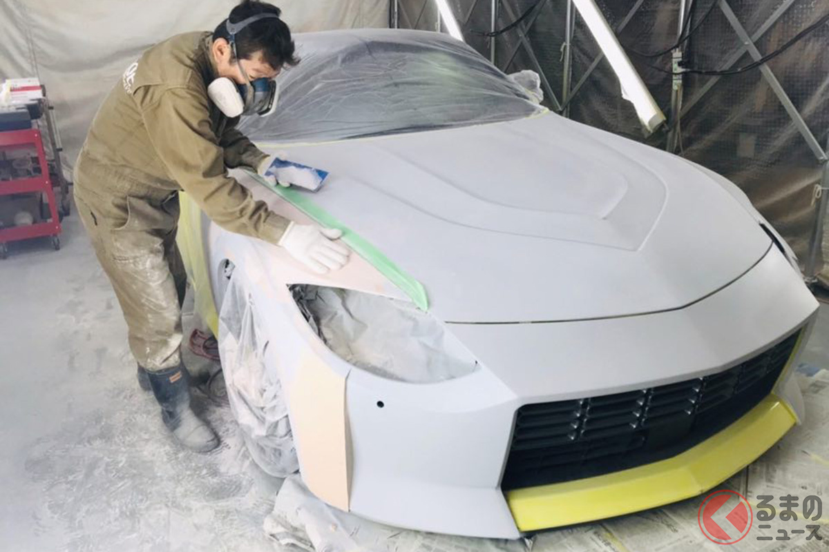 VeilSideが手掛けた「Han’s 400Z」の製作工程(写真提供:VeilSide)