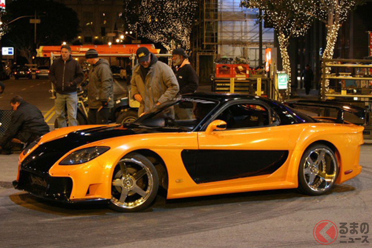 ワイルド・スピード3「TOKYO DRIFT」で準主役のハン(サン・カン)が乗るクルマとして登場した「RX-7 Fortune」(写真提供:VeilSide)