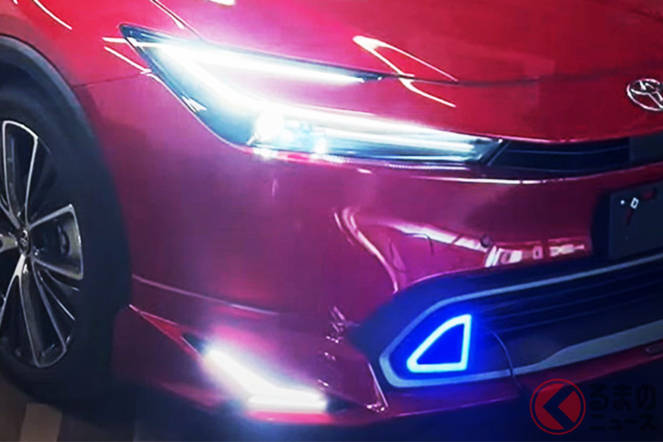 2台の新型「プリウス」モデリスタ仕様を展示予定(画像:トヨタモビリティパーツ公式YouTube)