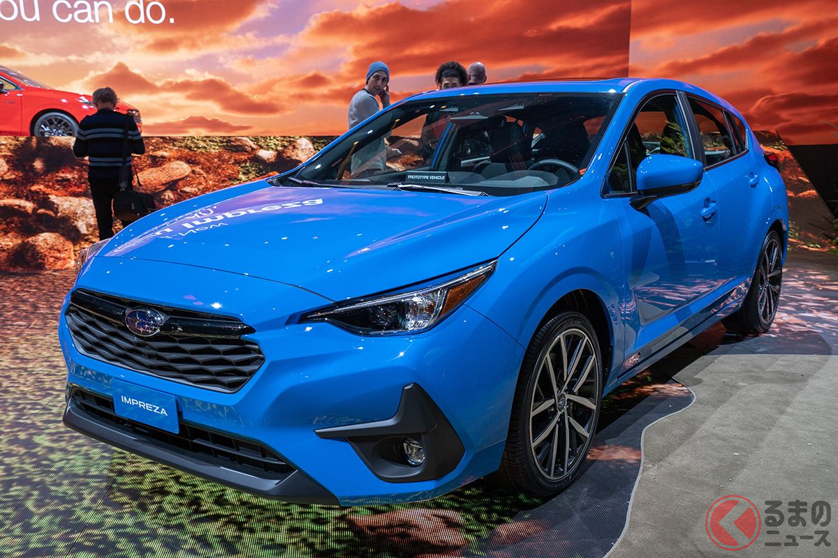 これはカッコいい! LAショーで世界初公開されたスバル新型「インプレッサ」(撮影:加藤博人)