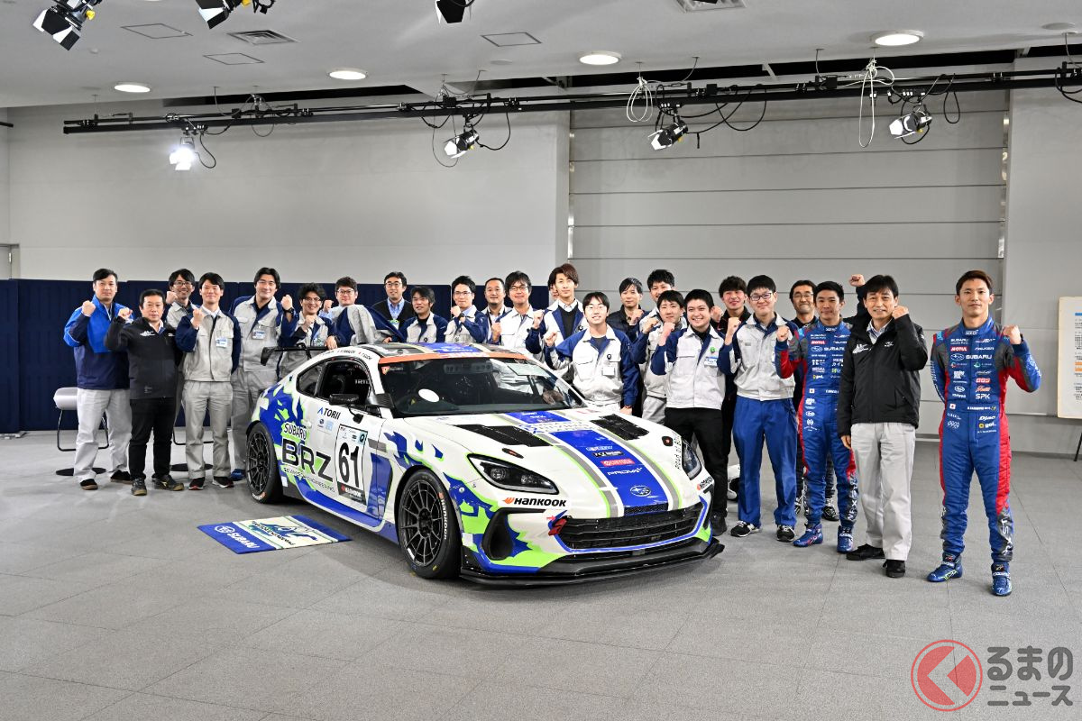 カーボンニュートラル燃料を使ってスーパー耐久シリーズに参戦した「61号車 SUBARU BRZ CNF Concept」