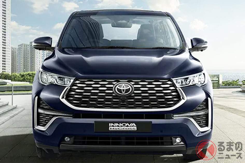 このデザインはカッコいい! インドトヨタが世界初公開した新型「イノーバ ハイクロス」